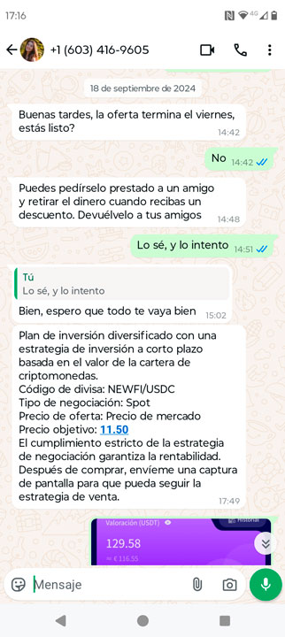 insistencia para promocion de recarga en gityer engaño