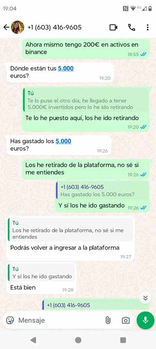 preguntas indiscretas sobre mi dinero estafadores