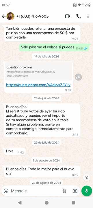 rellenar encuesta para regalo de 50$ estafa gityer