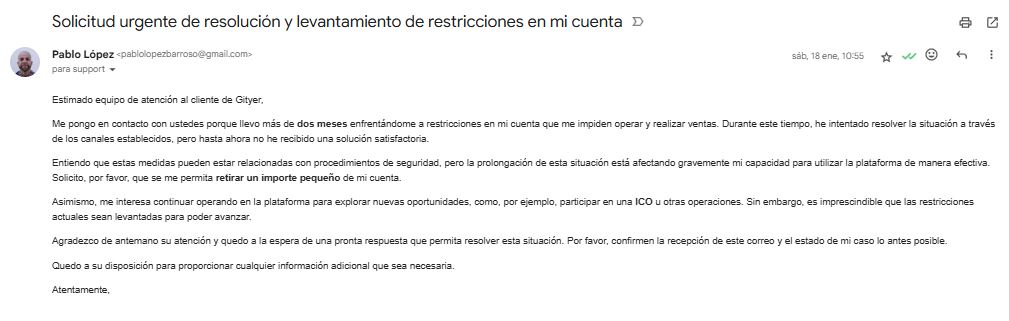 comunicacion enero con estafadores de criptomonedas